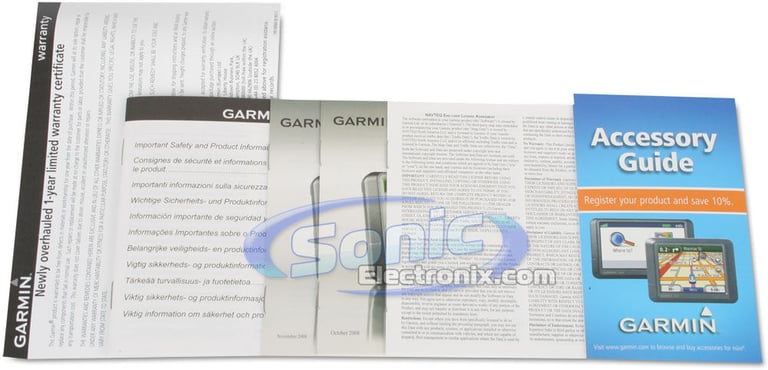 Garmin nuvi 255W (n&uuml;vi&reg; 255W, MPN: 010-00718-20) R/B Image 8
