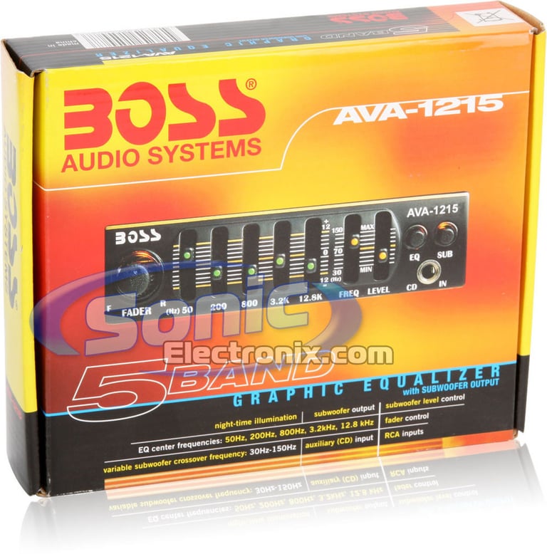 Boss AVA-1215 5-Band Equalizer Image 4