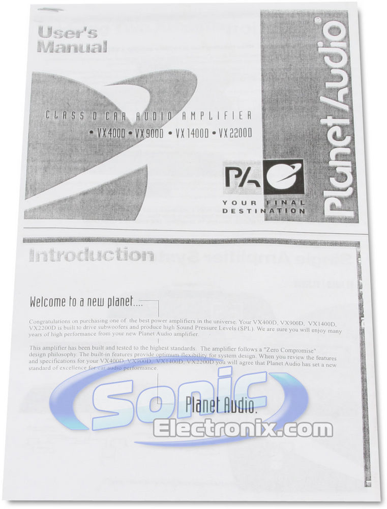 Planet Audio VX2200D R/B Image 6
