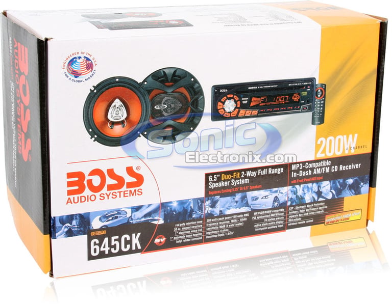 Boss 645CK (Combo: 625CA CD Receiver + 6-1/2" CH6552 Speakers) Image 15