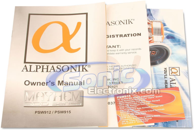 Alphasonik PSW915 Image 8