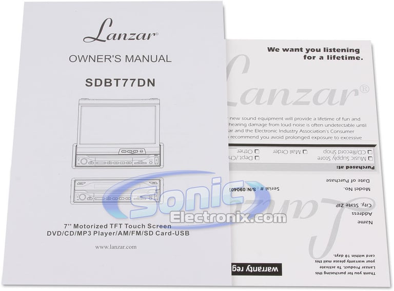 Lanzar SDBT77DN (SDBT77N) Image 10