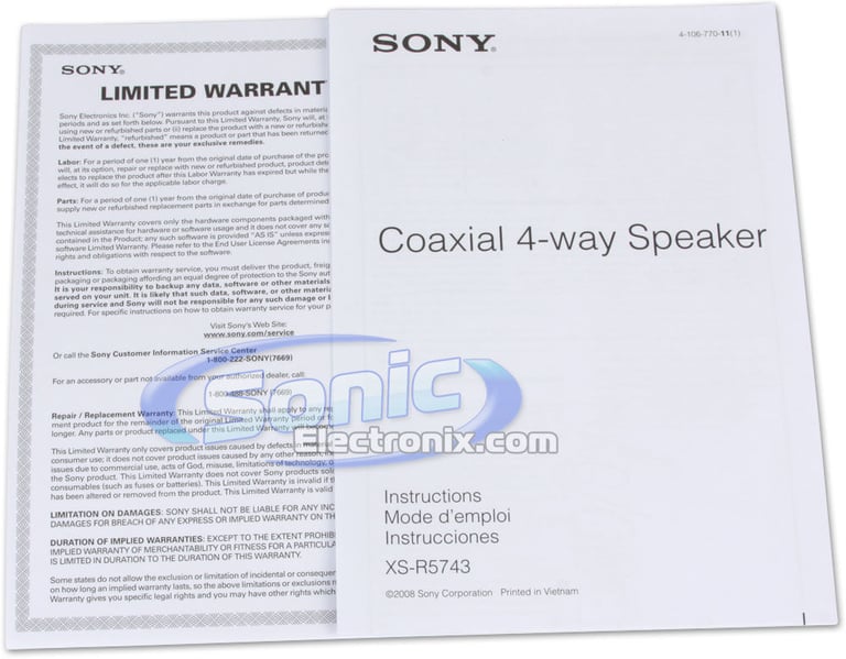 Sony XS-R5743 Image 7