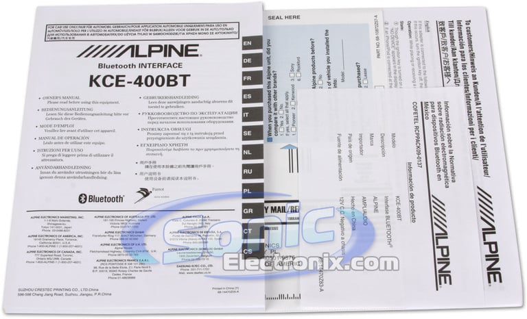 Alpine KCE-400BT (by Parrot) Image 6