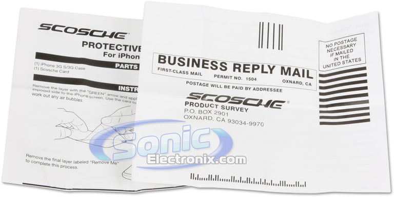 Scosche KickBACK S IP3KBK (028IP3KBK) Black/Black Image 5
