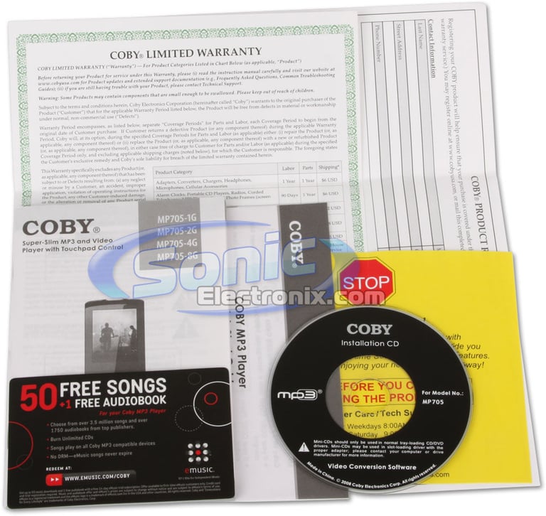 Coby MP705-4G Image 8