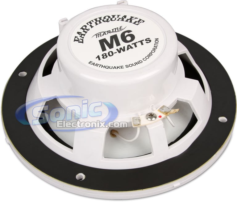 Earthquake Sound M6 6" High Performance 2-way Marine Speakers  Image 5