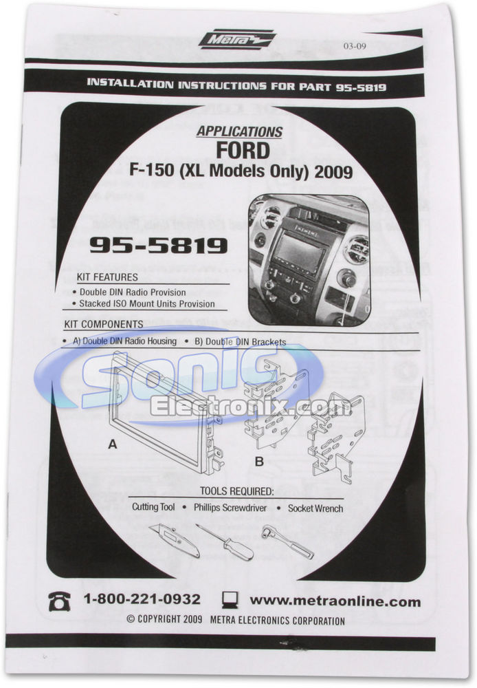 Metra 95-5819 Dash Kit Image 2