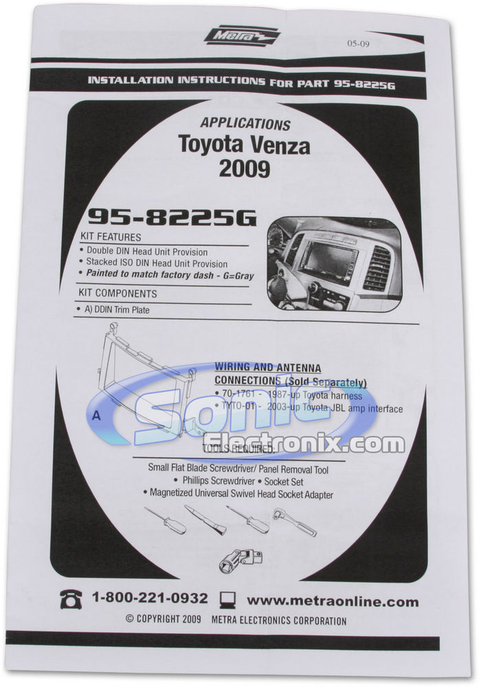 Metra 95-8225G Dash Kit Image 2