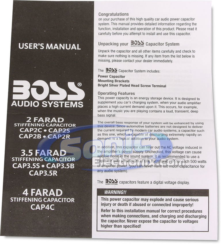 Boss CAP2C (CHROME) Image 4
