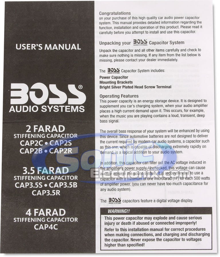 Boss CAP2R (RED) Image 4