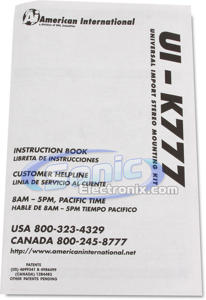 American International UI-K777P (UI-K777) Image 6