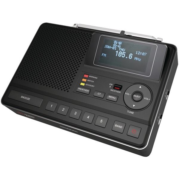Sangean CL-100 S.A.M.E. Weather Hazard Alert Radio AM/FM-RDS-RDS (CL100) Image 1