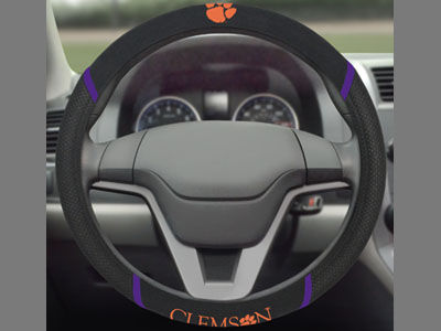FanMat Clemson Steering Wheel Cover Image 1