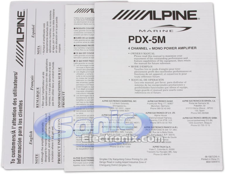 Alpine Marine PDX-5M Image 17