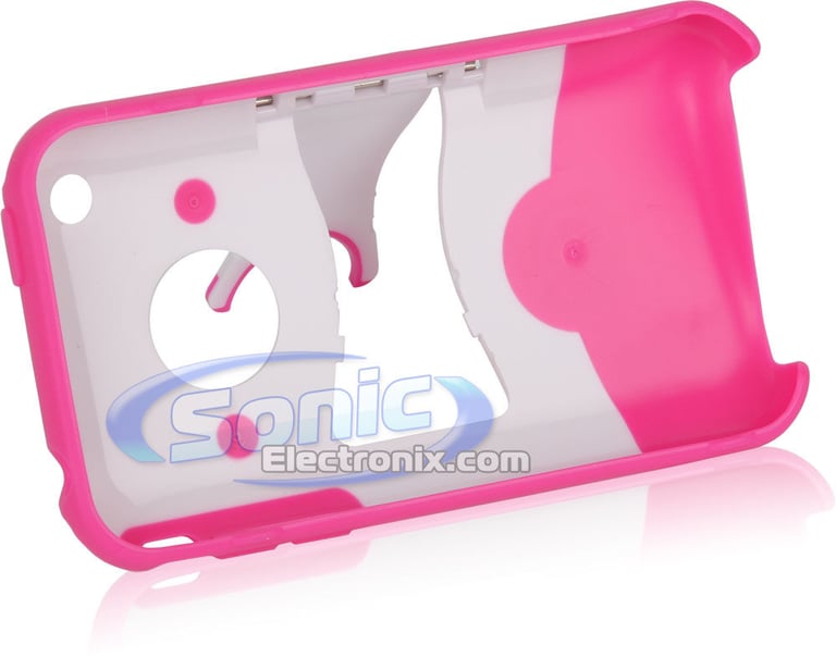 Scosche KickBACK S IP3KPW (028IP3KPW) Pink/White Image 1