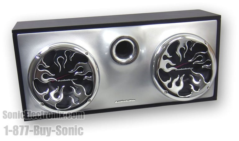 Audiobahn ABASS212P Dual 12" Loaded Enclosure Image 1