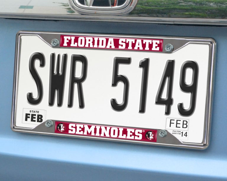 FanMat Florida State License Plate Frame Image 1