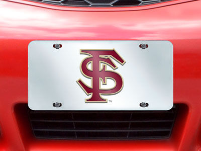 FanMat Florida State Seminoles License Plate Inlaid Image 1