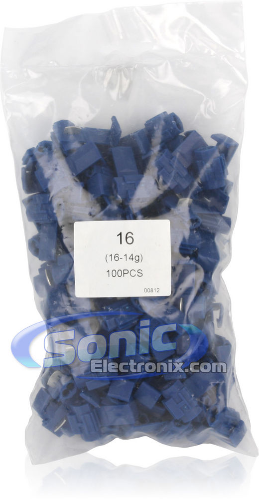Blue Quick Splice Adaptor 50 Pack 16 - 14 Gauge Image 2