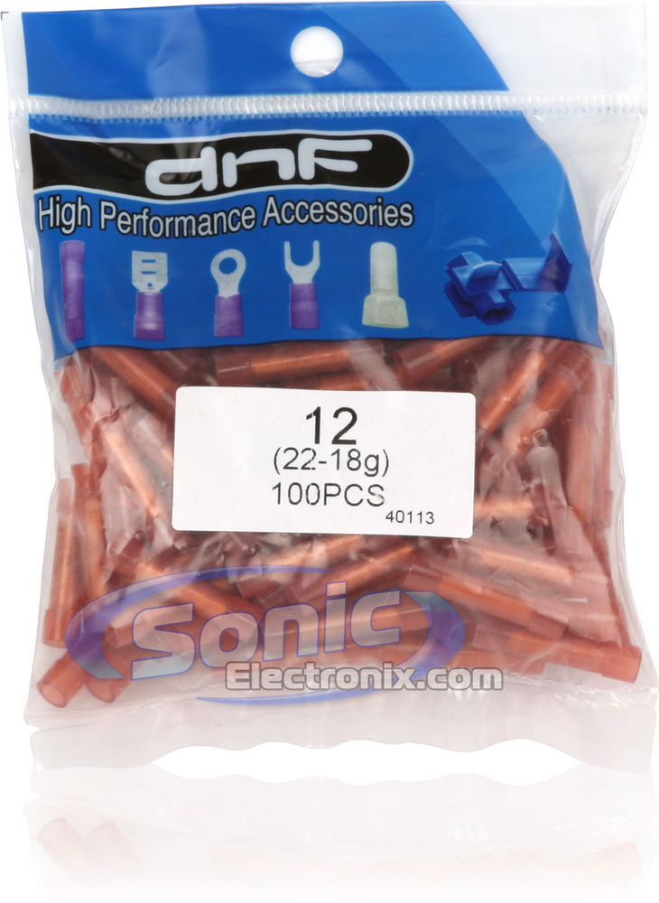 Butt Connectors RED 22-18G (100 Pack) Image 2
