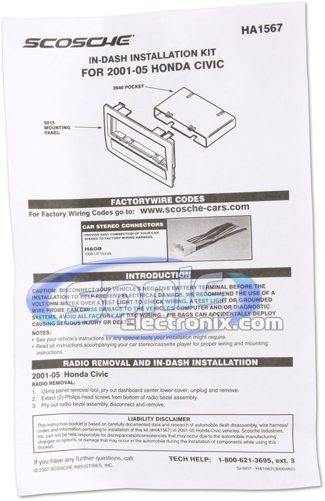 Scosche HA1567B Open Box Complete Image 2