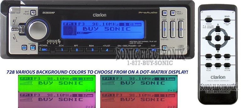 Clarion ProAudio DXZ655MP Image 1