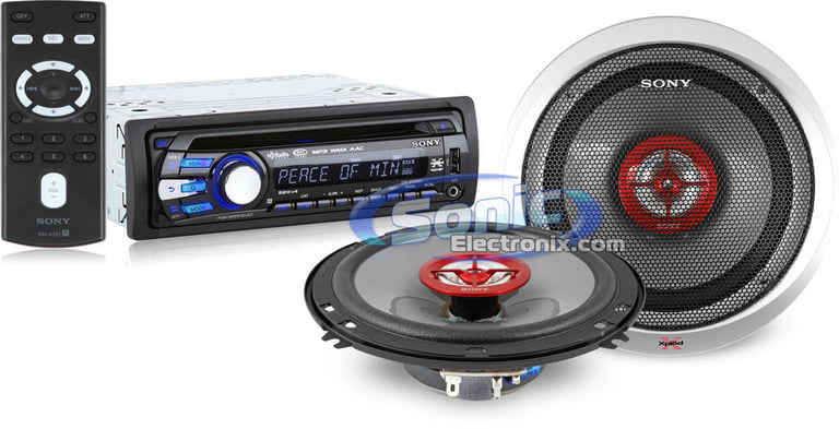 Sony CXS-GT5316F Combo Package (Includes: CDX-GT530UI + XS-GF1622X) Image 1