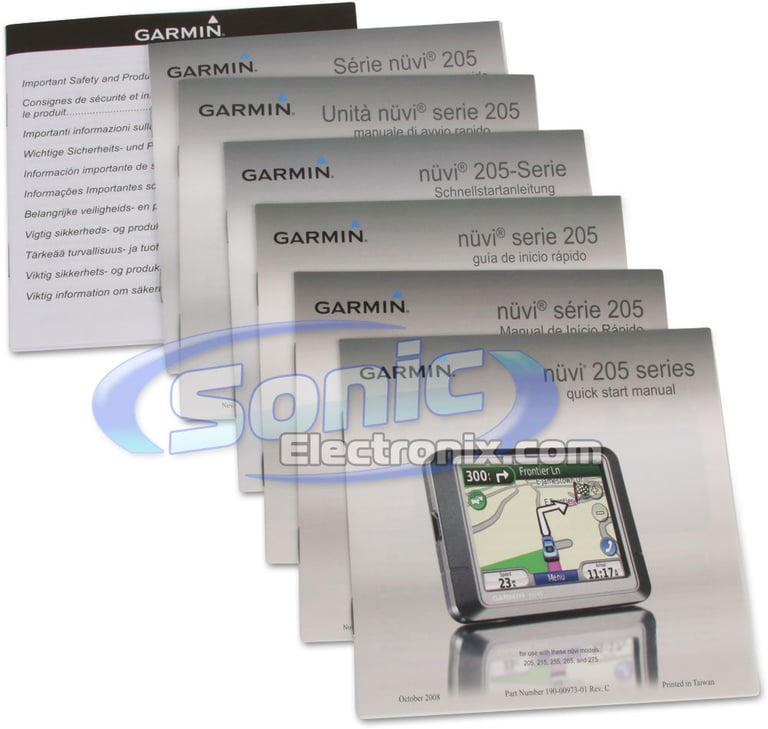 Garmin nuvi 275T (n&uuml;vi&reg; 275T, MPN: 010-00576-00) Image 12