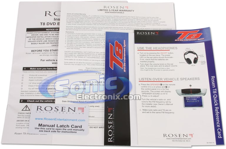 Rosen T8 All-in-One Entertainment System AC3232 / AS3232 Image 12
