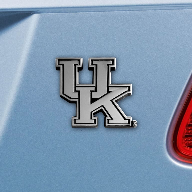 FanMat University of Kentucky Metal Emblem. Peel & Stick Image 1