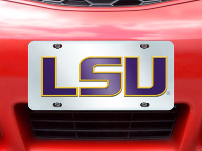 FanMat LSU License Plate Inlaid Image 1