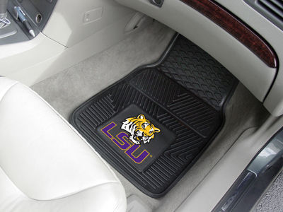 FanMat LSU Heavy Duty Vinyl Car Mats Image 1