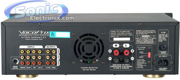 VocoPro DA-3808PRO Image 2