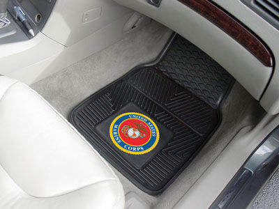 FanMat Marines Heavy Duty Vinyl Car Mat Image 1