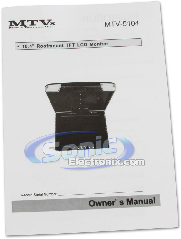 Mobile Television Video  MTV-5104 (Gray) Image 6