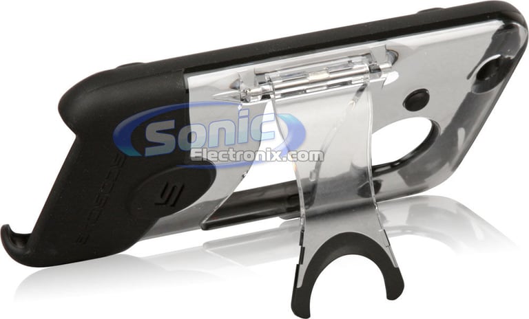 Scosche KickBACK IP3KCB (028IP3KCB) Clear on Black Image 2