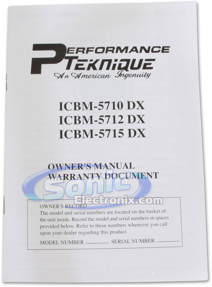Performance Teknique ICBM-5712DX Image 5
