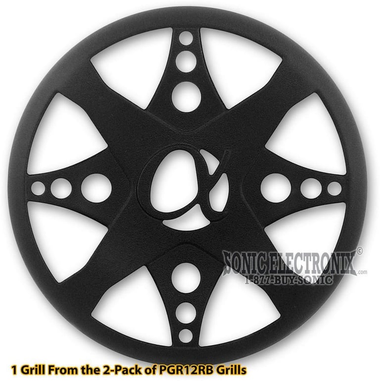 Alphasonik PGR12RB-1 (1 Black Grill from 2-Pack PGR12RB) Image 1