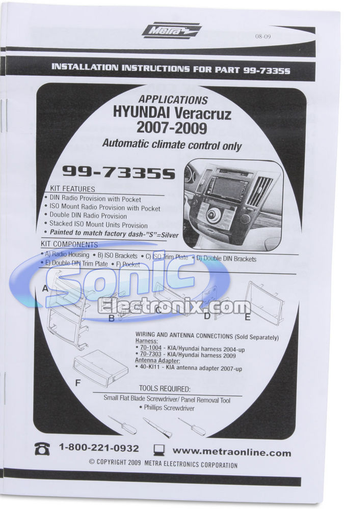 Metra 99-7335S Dash Kit Image 2