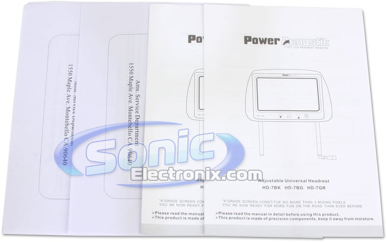Power Acoustik HD-7BK (Black) R/B Image 10