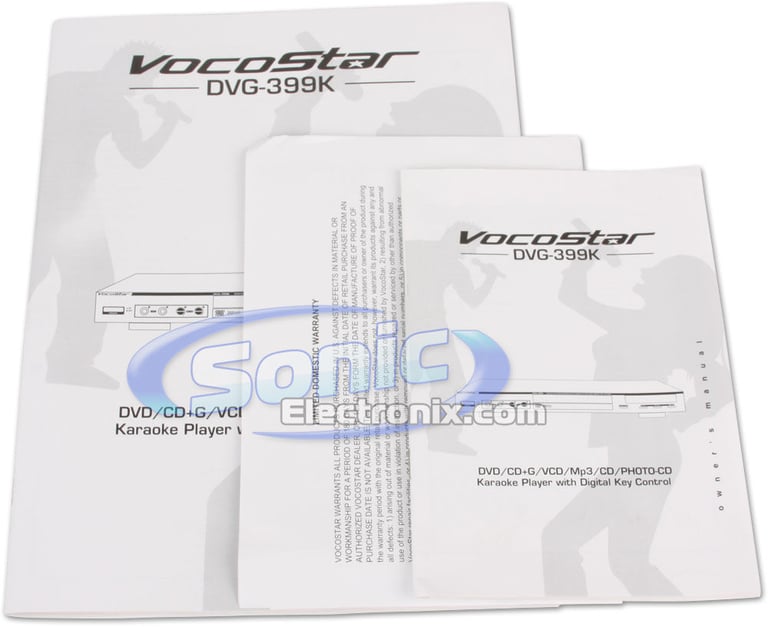 VocoPro DVG-399K Image 9