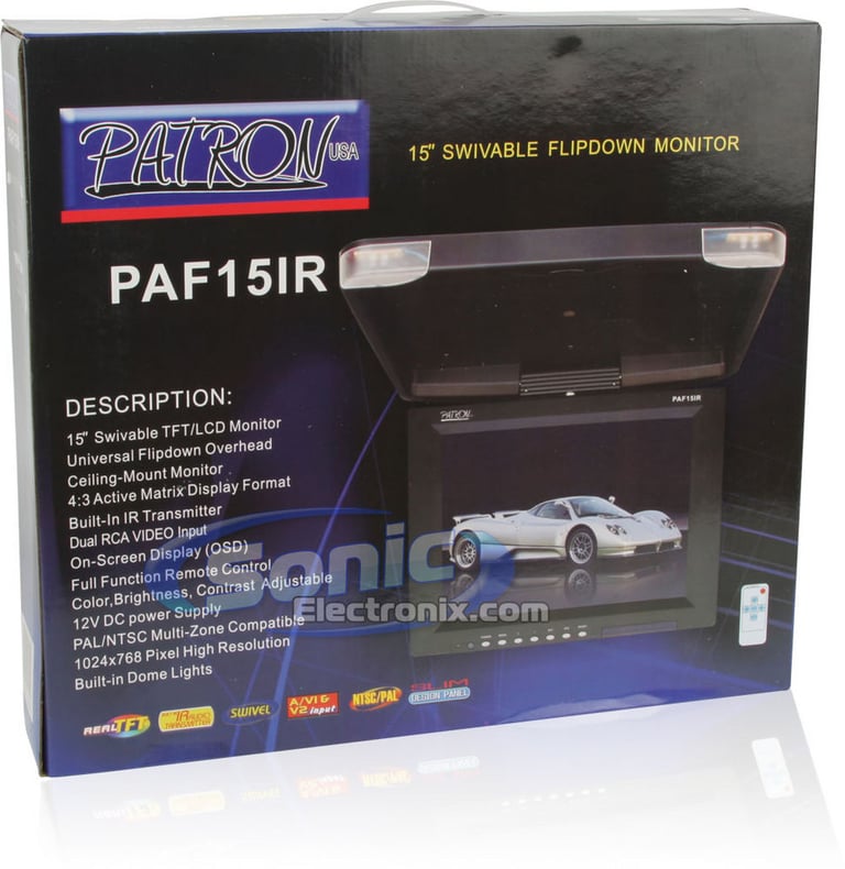 Patron Pro Audio PAF15IRB (Black) Image 7