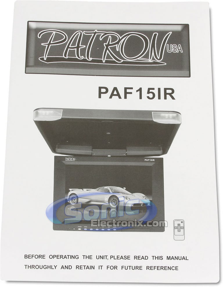 Patron Pro Audio PAF15IRB (Black) Image 6
