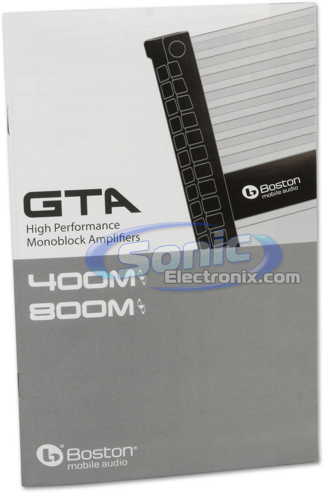 Boston Acoustics GTA-800M Image 4