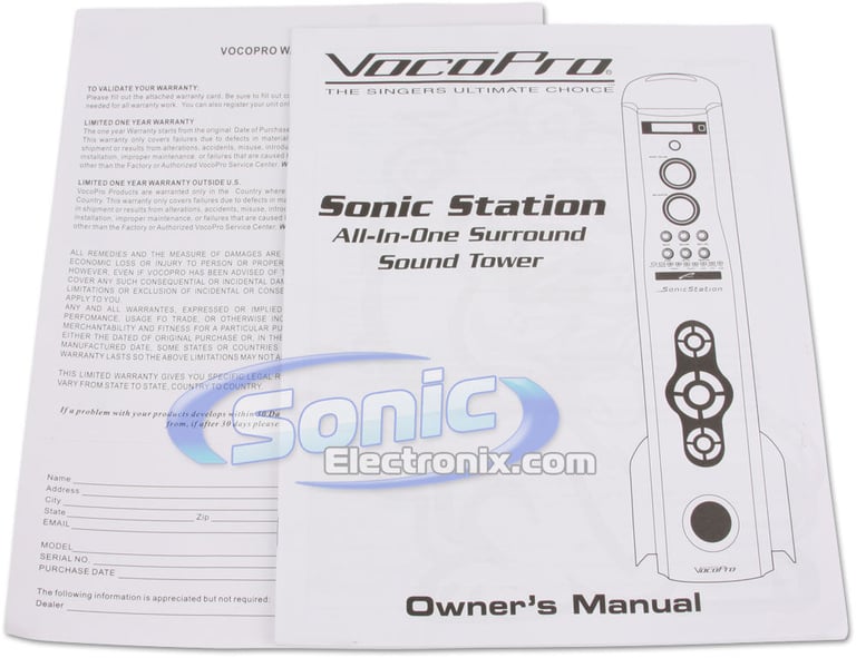 VocoPro SONICSTATION Image 8