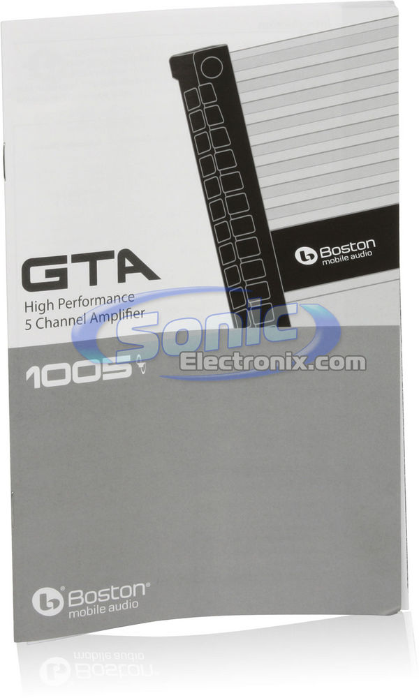 Boston Acoustics GTA-1005 Image 6
