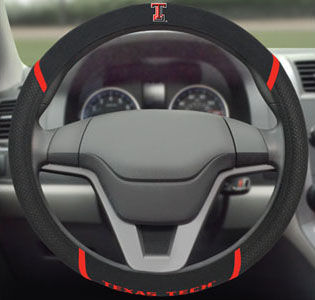 Fanmat Texas Tech Steering Wheel Cover Image 1