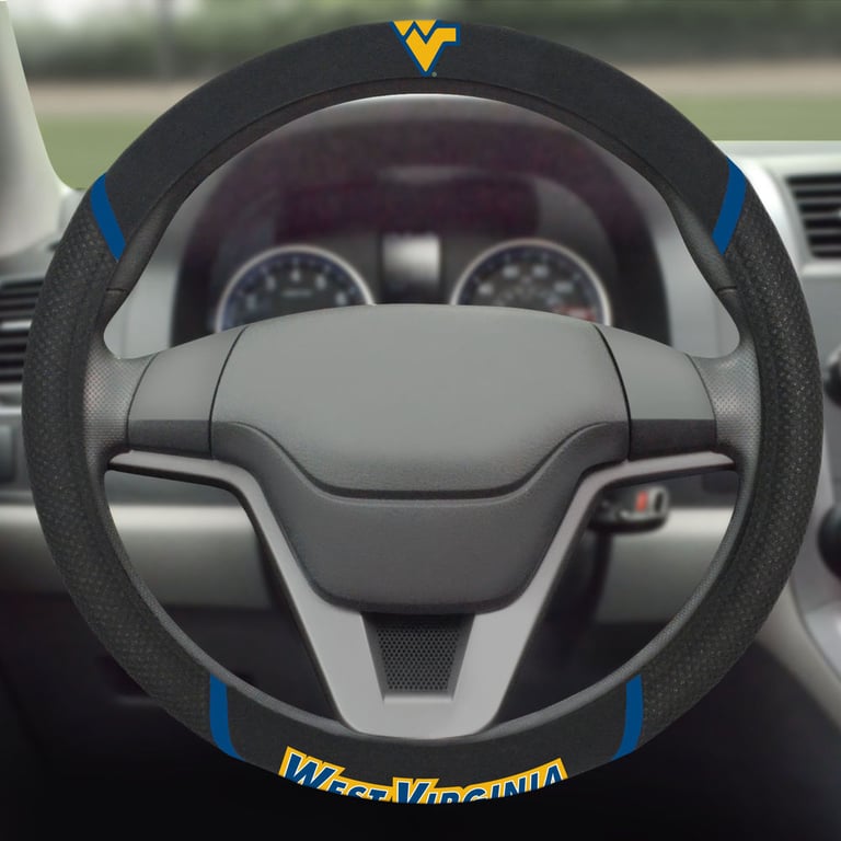 FanMat West Virginia Steering Wheel Cover Image 1