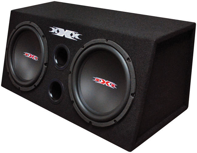 XXX XBX1200B - Subwoofer Enclosure + Amplifier & Kit Combo Image 1